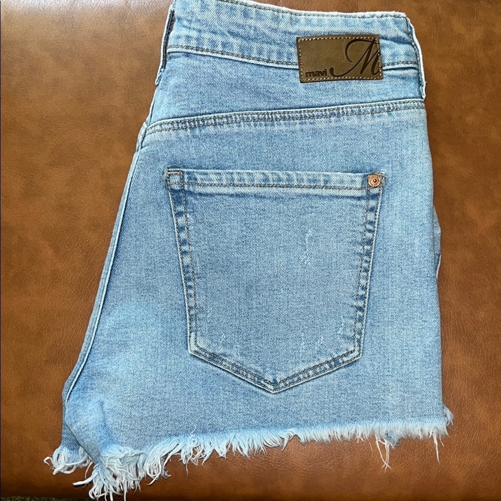 Mavi Jeans Cut Off High Rise Shorts Size 27 - Picture 3 of 16